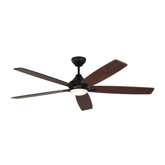 Lowden 60" Ceiling Fan in Midnight Black