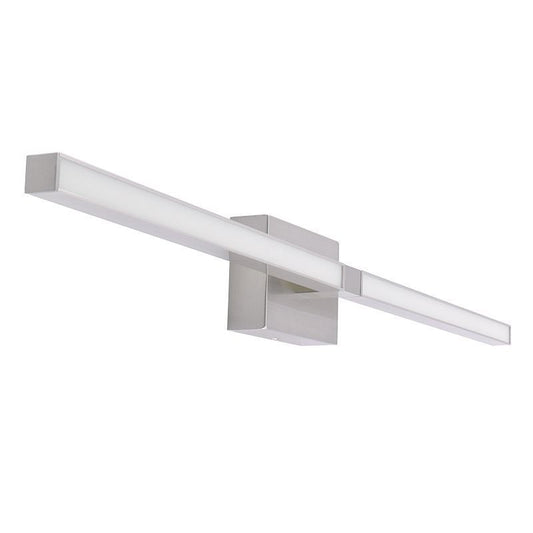 Rotatable Slim Vanity in Brushed Nickel