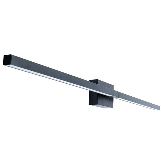 Rotatable Slim Vanity in Matt Black