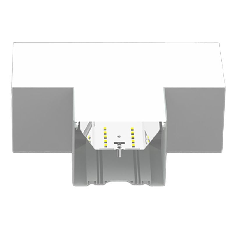 Linear T Section in White