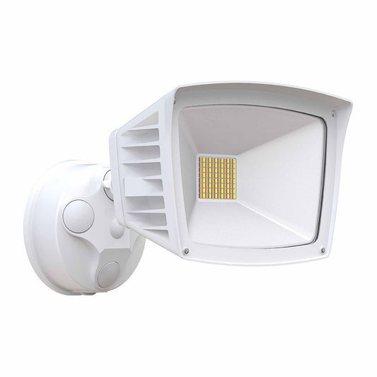 Flood Light With Base in White