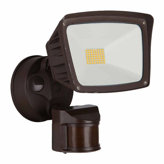 Flood Light With Base in White