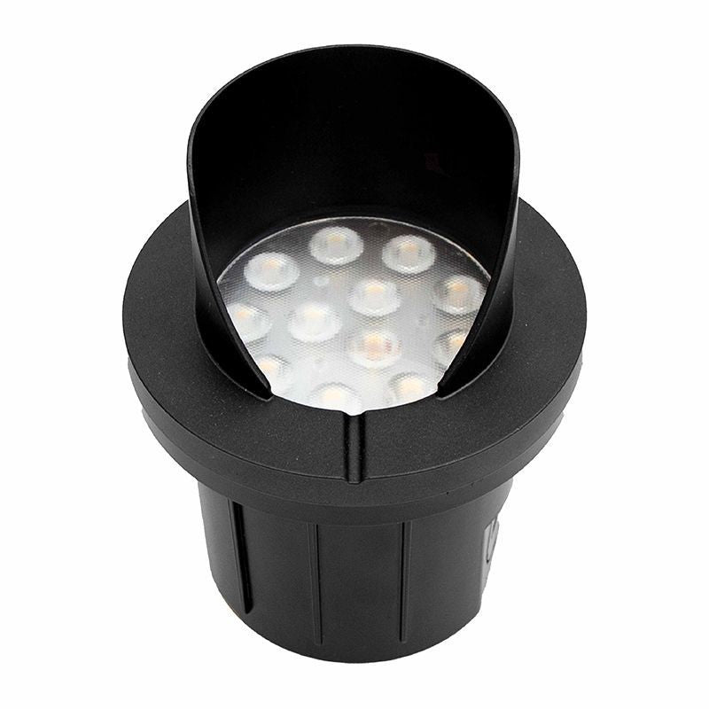 LED Well Light in Black