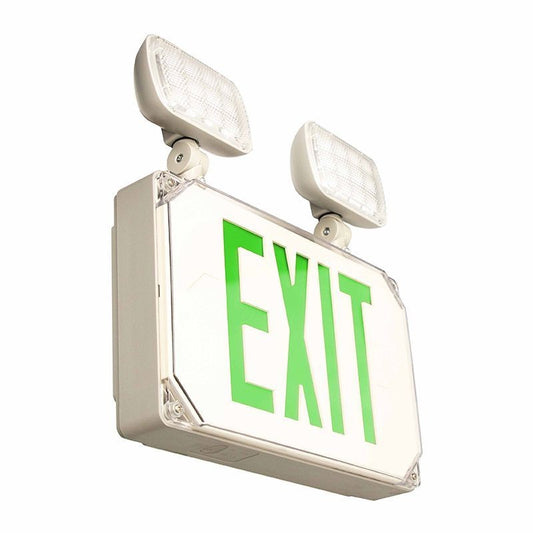 Westgate - XT-CLWP-GG-EM - LED Exit/Emergency Combo Unit Single Face