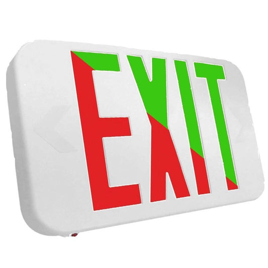 Westgate - XTU-RG-EM - Compact Modern Univ. Exit Sign Bi-Color