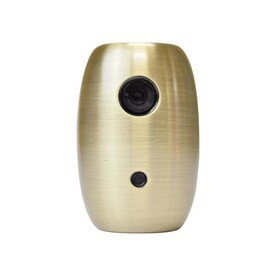 1/2" Downrod Coupler Downrod Coupler in Satin Brass