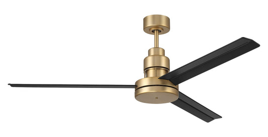 Mondo 54 54" Ceiling Fan in Satin Brass