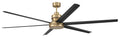 Craftmade - MND72SBFB6 - 72" Ceiling Fan - Mondo 72 - Satin Brass