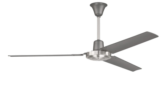 Utility 56" Ceiling Fan in Titanium/Brushed Polished Nickel