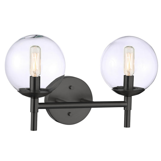 Auresa Two Light Bath Vanity in Coal