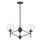 Auresa Three Light Pendant in Coal