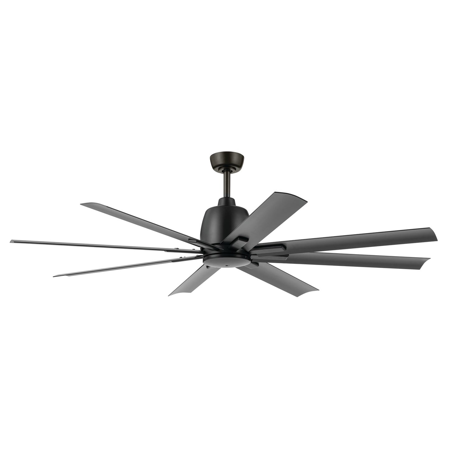 Breda 65"Ceiling Fan in Satin Black