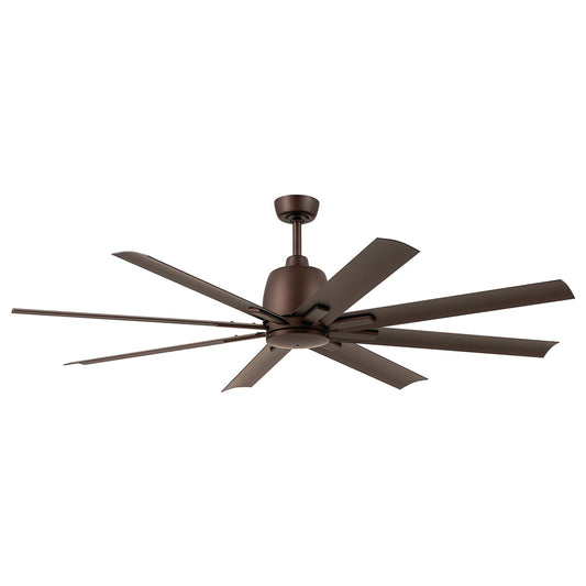 Breda 65"Ceiling Fan in Satin Natural Bronze