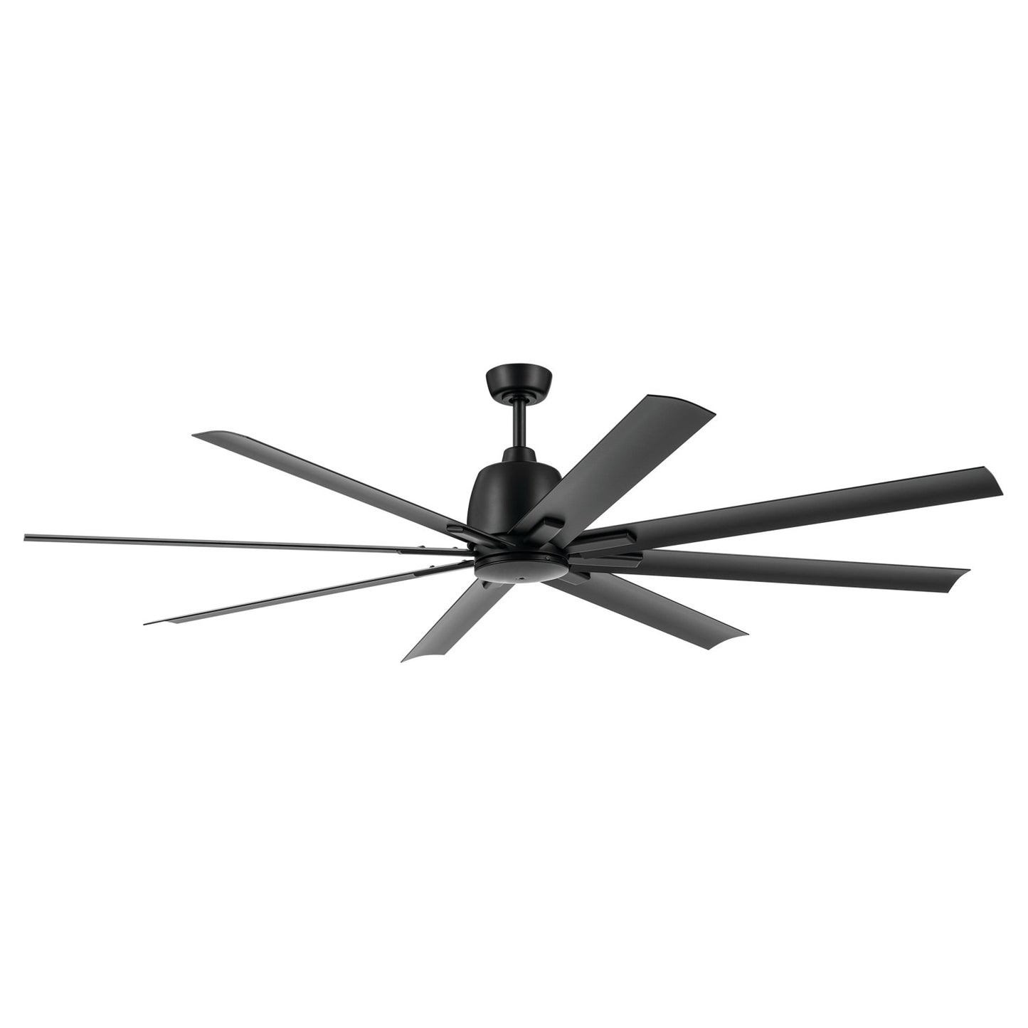 Breda 75"Ceiling Fan in Satin Black