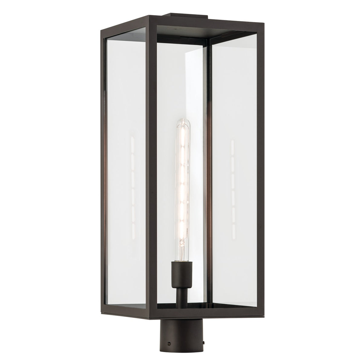 Branner One Light Outdoor Post Mount in Olde Bronze