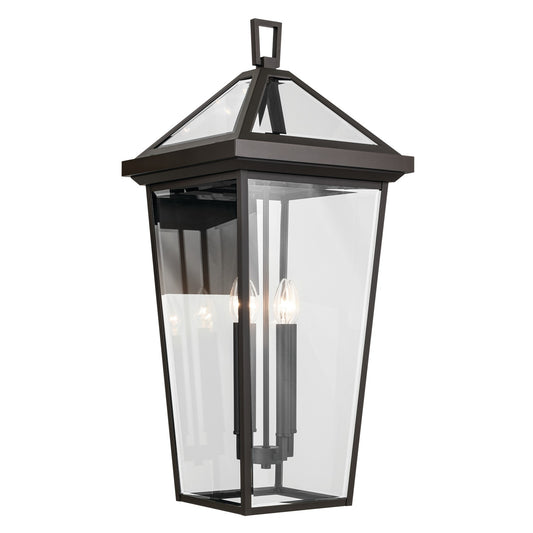 Regence Four Light Outdoor Wall Mount in Olde Bronze