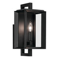 Kroft One Light Outdoor Wall Mount in Textured Black
