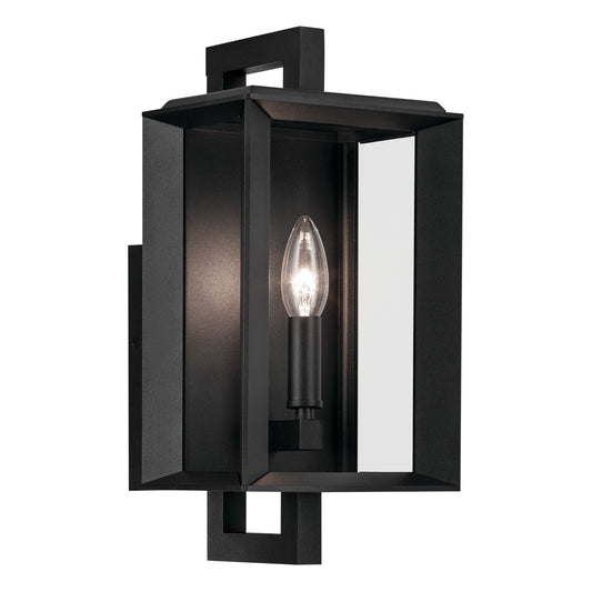 Kroft One Light Outdoor Wall Mount in Textured Black
