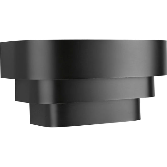 Sconce One Light Wall Sconce in Black