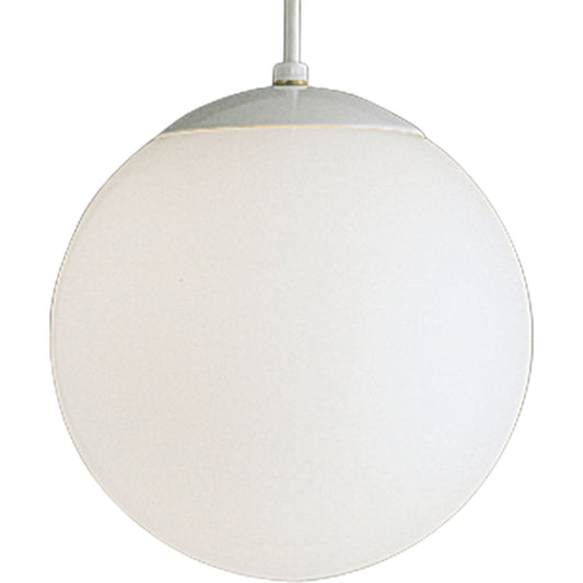 Opal Globes One Light Pendant in White