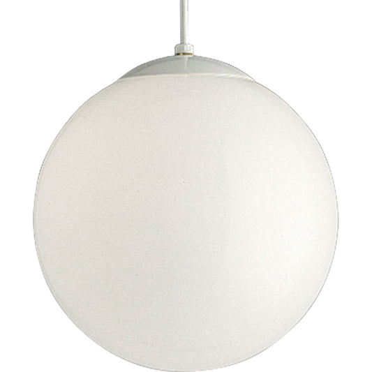 Opal Globes One Light Pendant in White