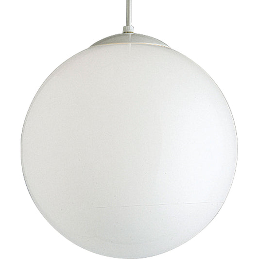 Opal Globes One Light Pendant in White