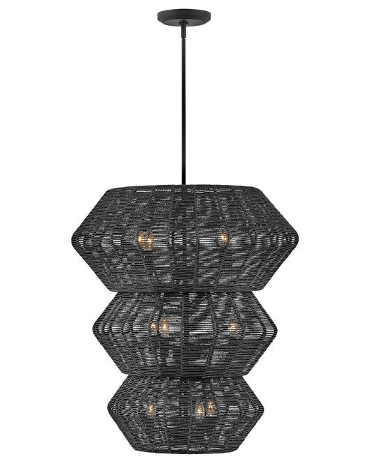 Luca LED Chandelier in Black