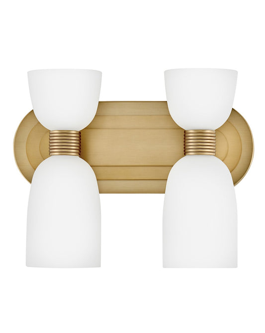 Tallulah LED Vanity in Lacquered Brass