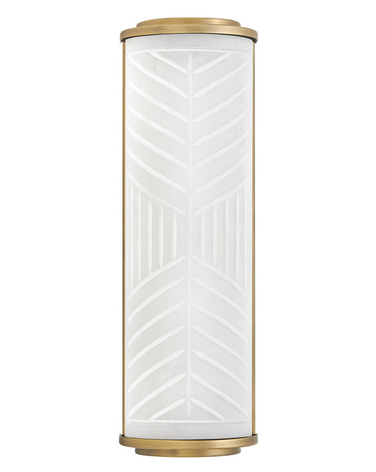 Devon LED Wall Sconce in Lacquered Brass