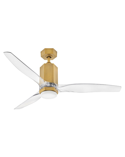 Facet 52"Ceiling Fan in Heritage Brass