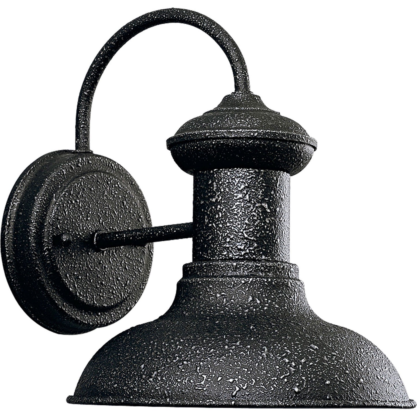 Brookside One Light Wall Lantern in Gilded Iron