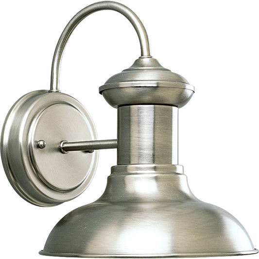 Brookside One Light Wall Lantern in Antique Nickel