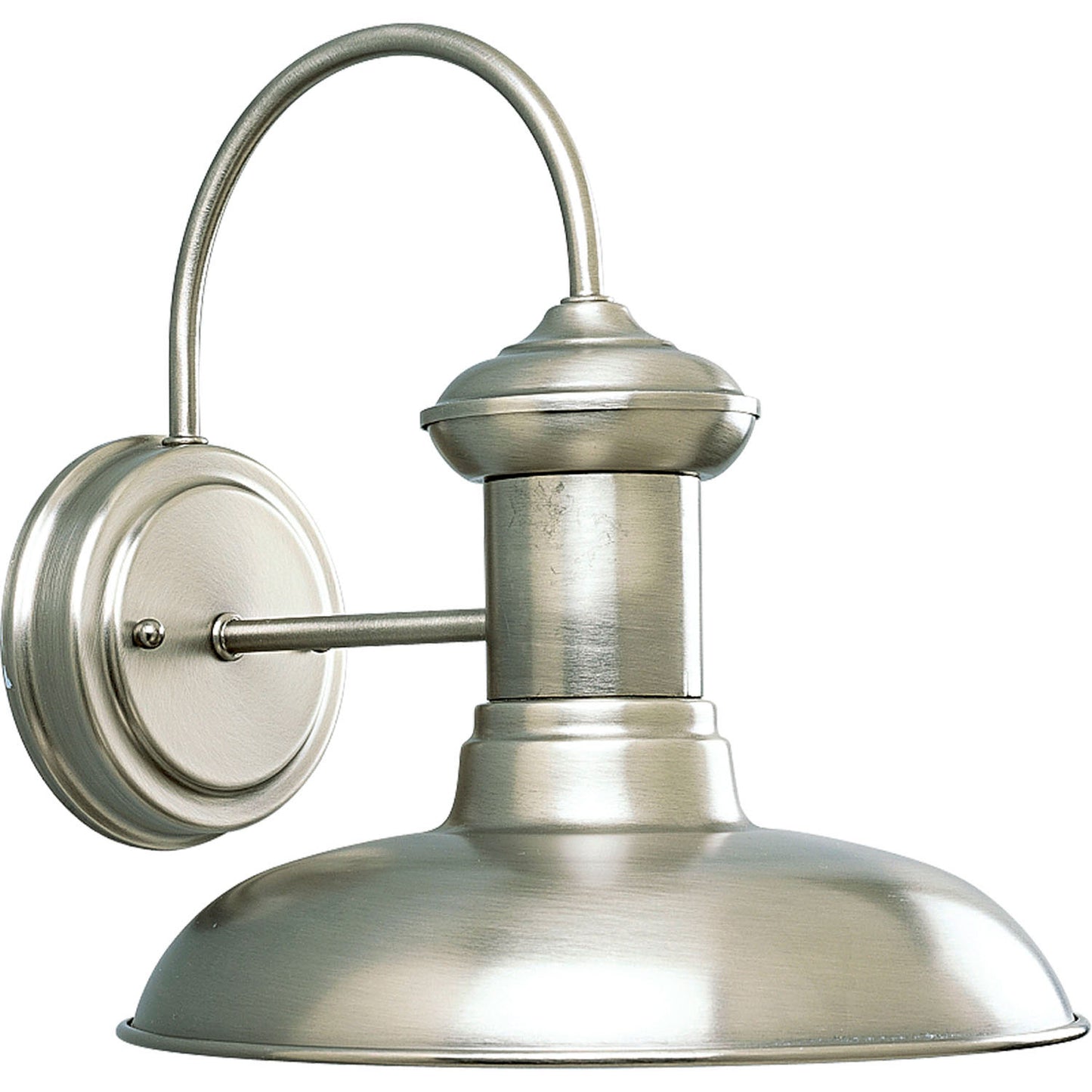 Brookside One Light Wall Lantern in Antique Nickel