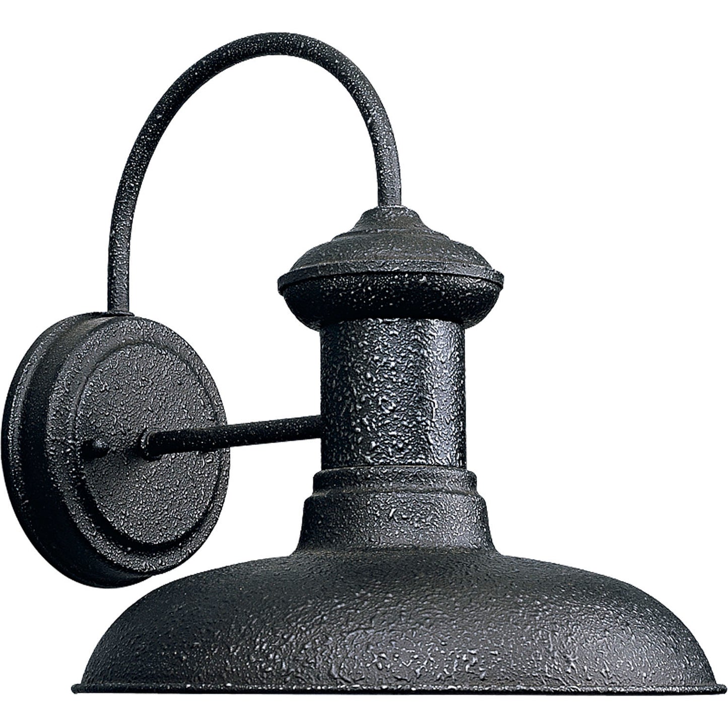 Brookside One Light Wall Lantern in Gilded Iron