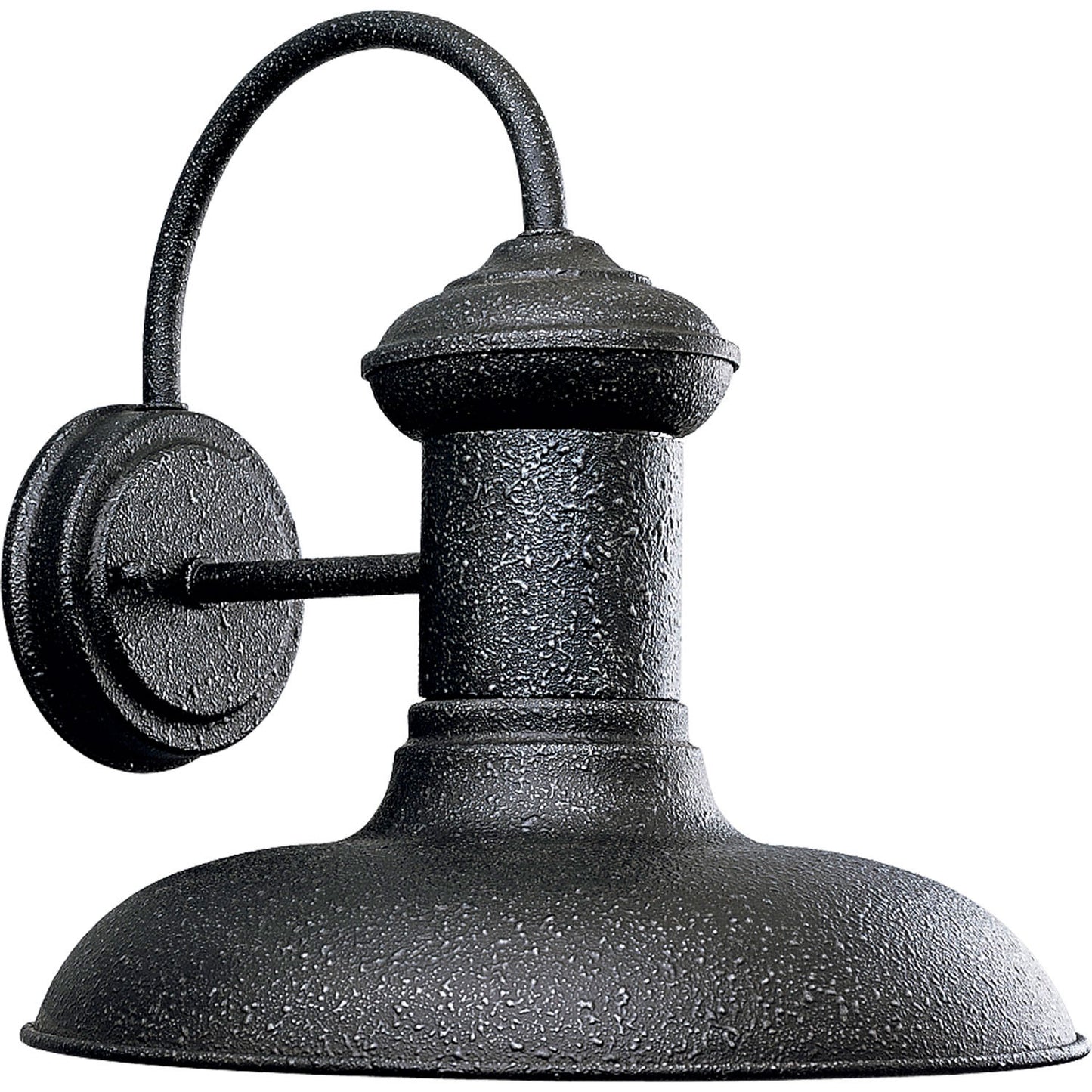 Brookside One Light Wall Lantern in Gilded Iron