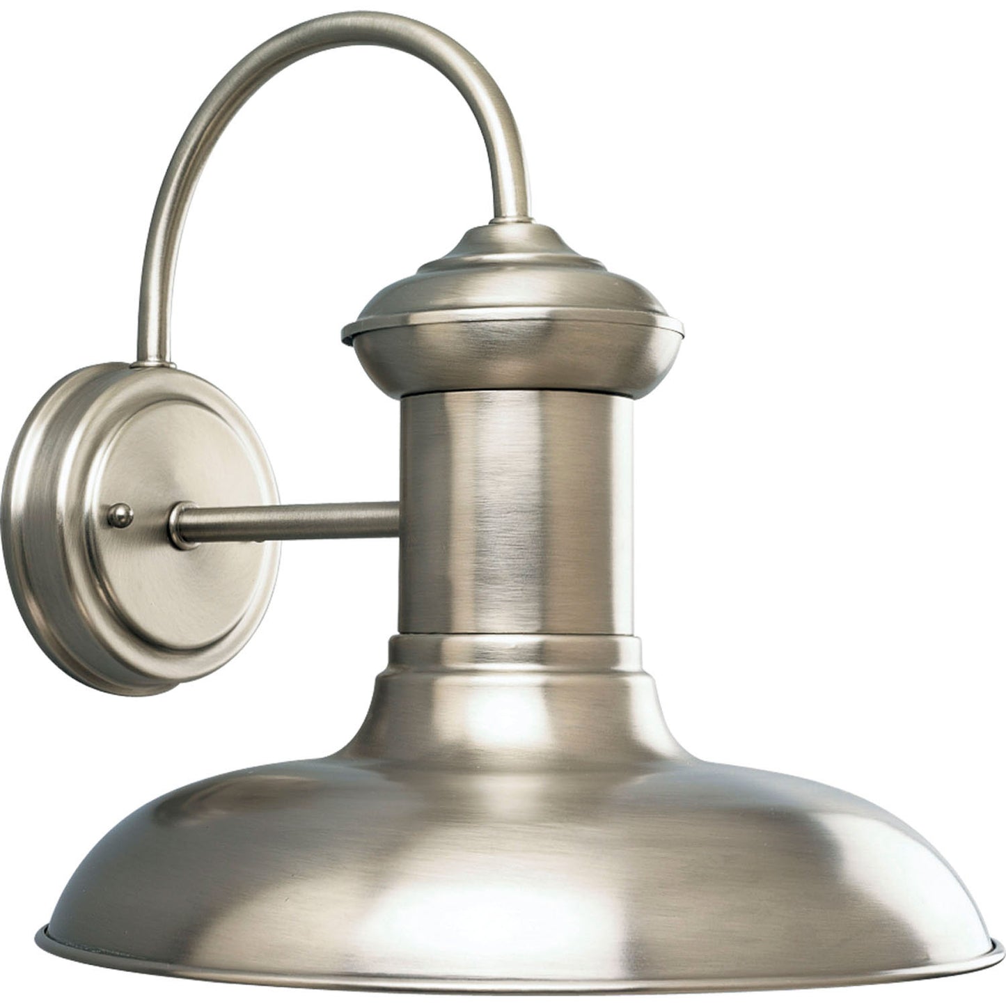 Brookside One Light Wall Lantern in Antique Nickel