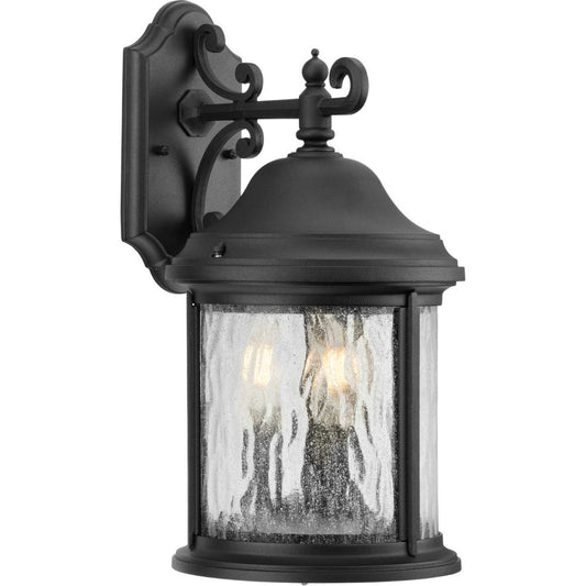 Ashmore Three Light Large Wall Lantern in Textured Black