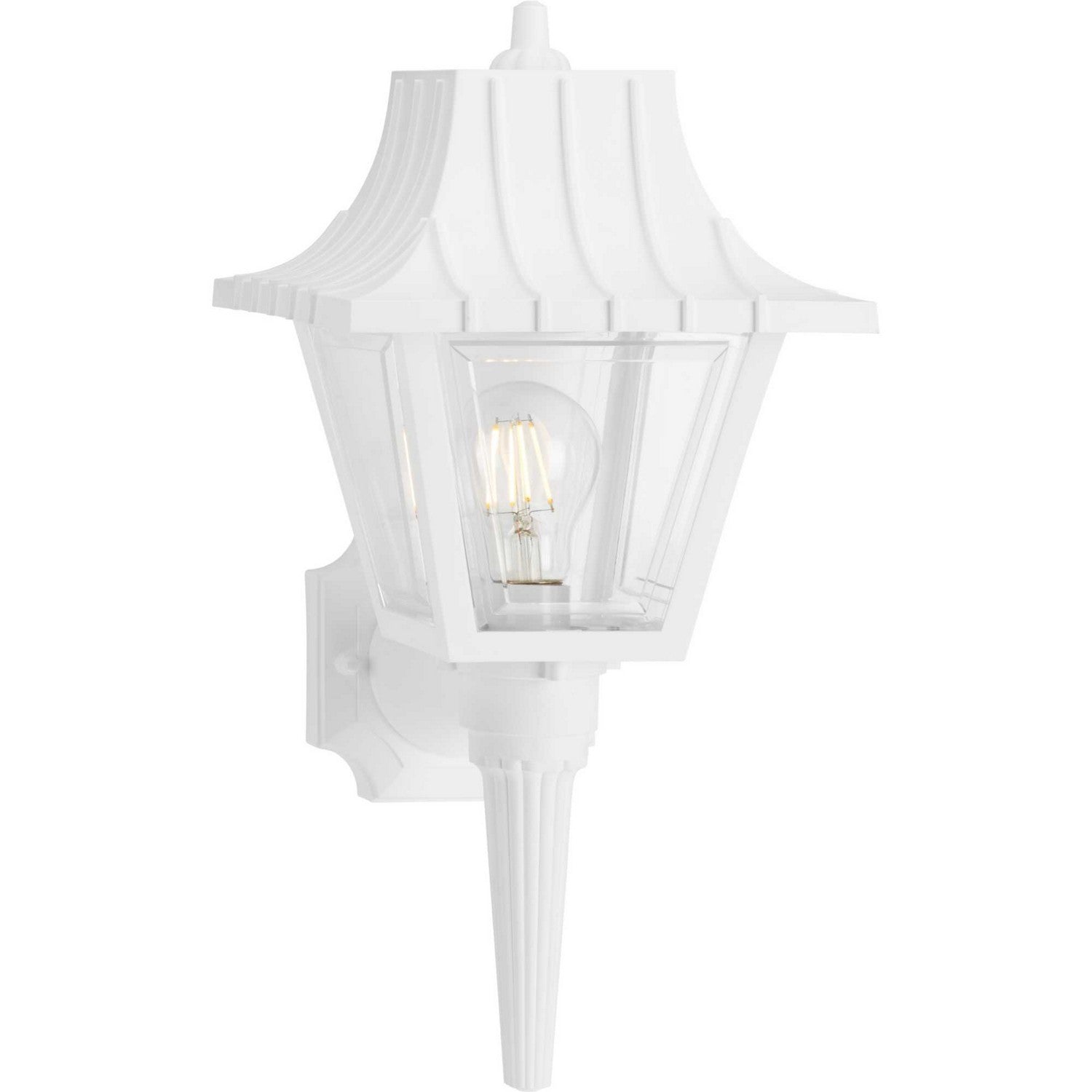 Progress Lighting - P5815-30 - One Light Wall Lantern - Mansard - White