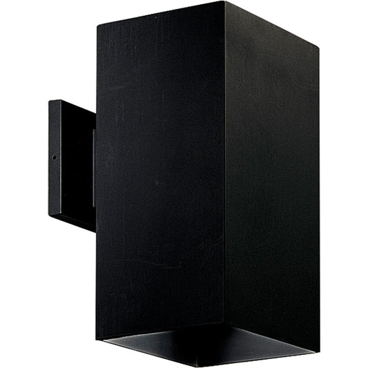 Square One Light Wall Lantern in Black