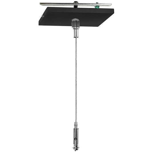 Westgate - SCL-CSQ1-12FT-BK - Suspension Canopy Set With Keyhole End Connector
