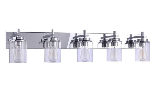 Reeves Five Light Vanity in Chrome