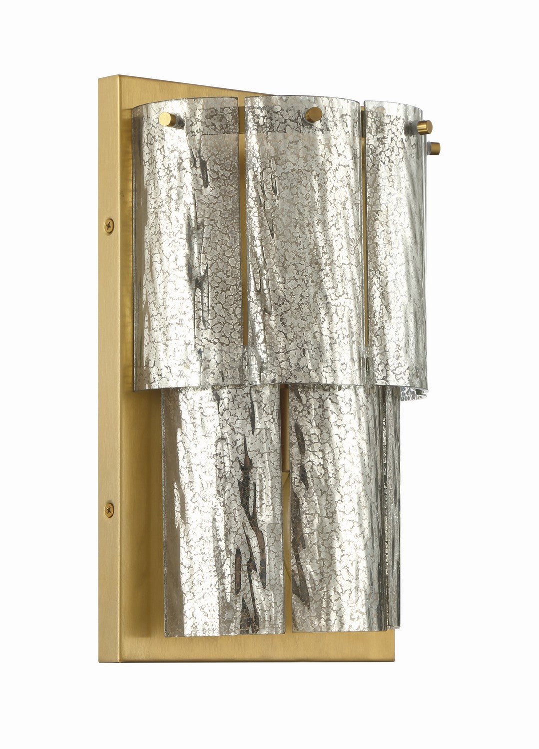 Museo Two Light Wall Sconce in Satin Brass