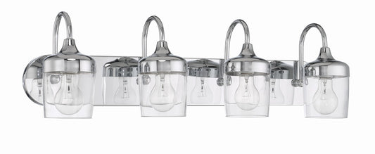 Wrenn Four Light Vanity in Chrome