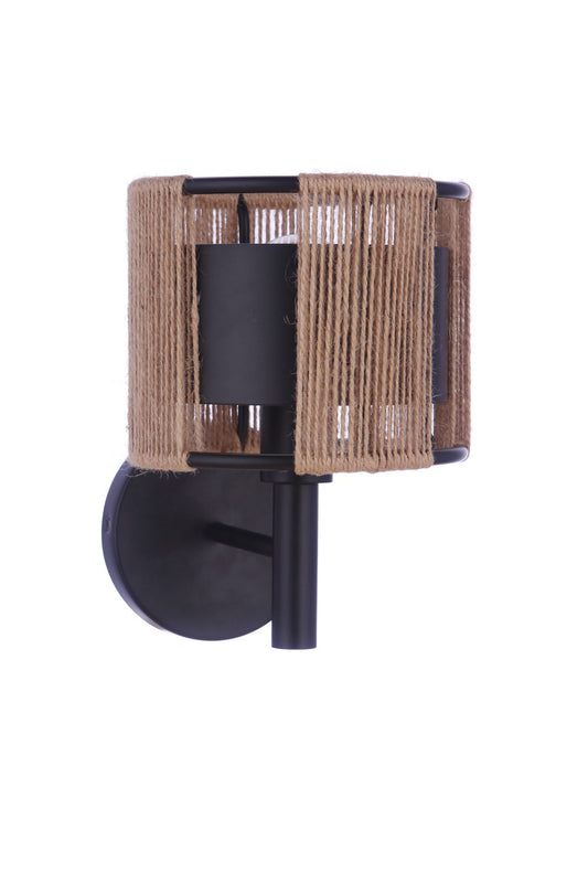 Kensey One Light Wall Sconce in Flat Black
