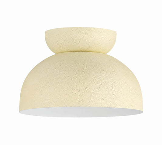 Ventura Dome One Light Flushmount in Cottage White