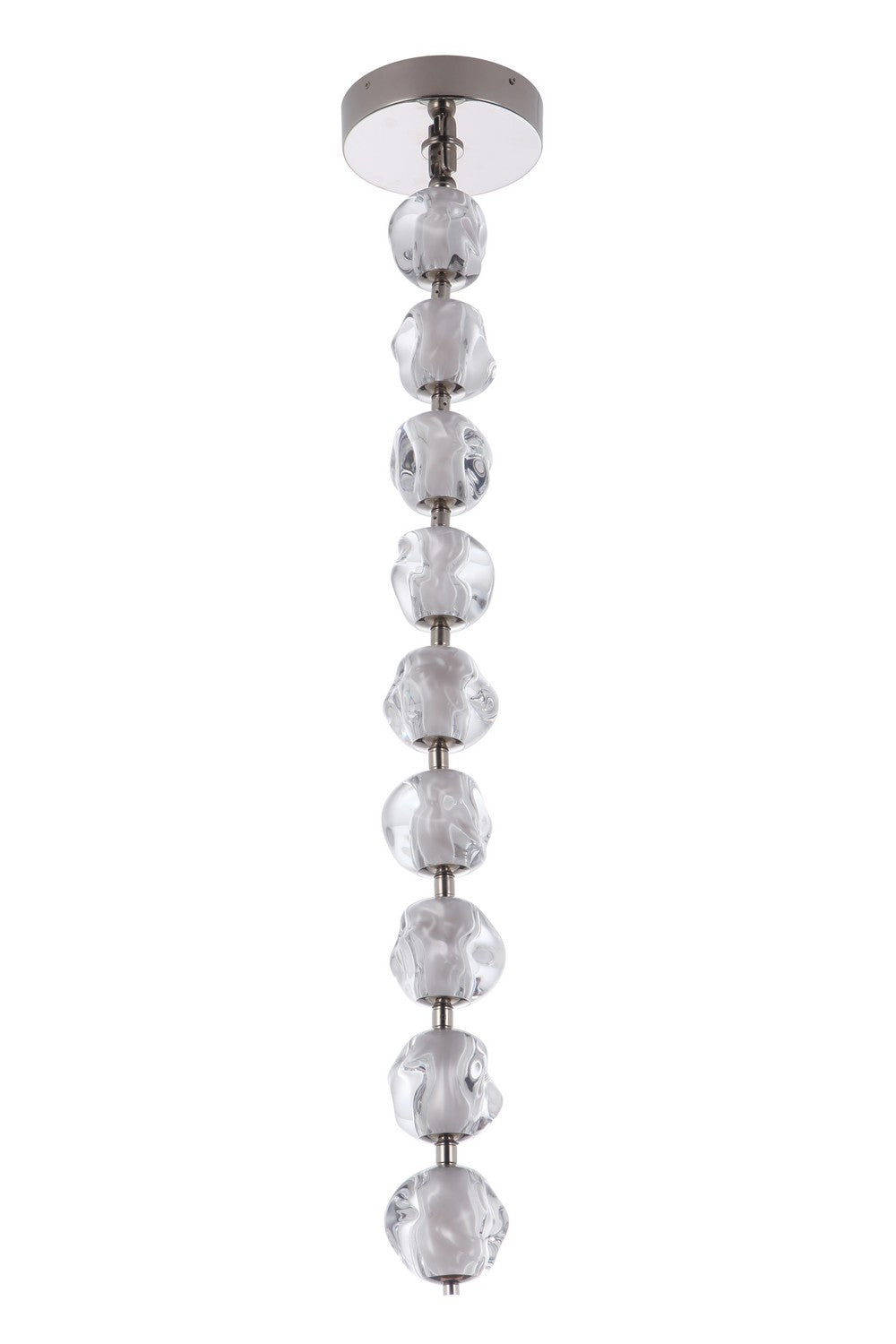 Jackie LED Pendant in Polished Nickel