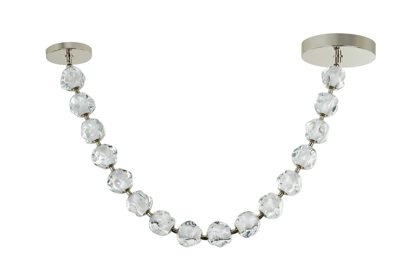 Jackie LED Pendant in Polished Nickel