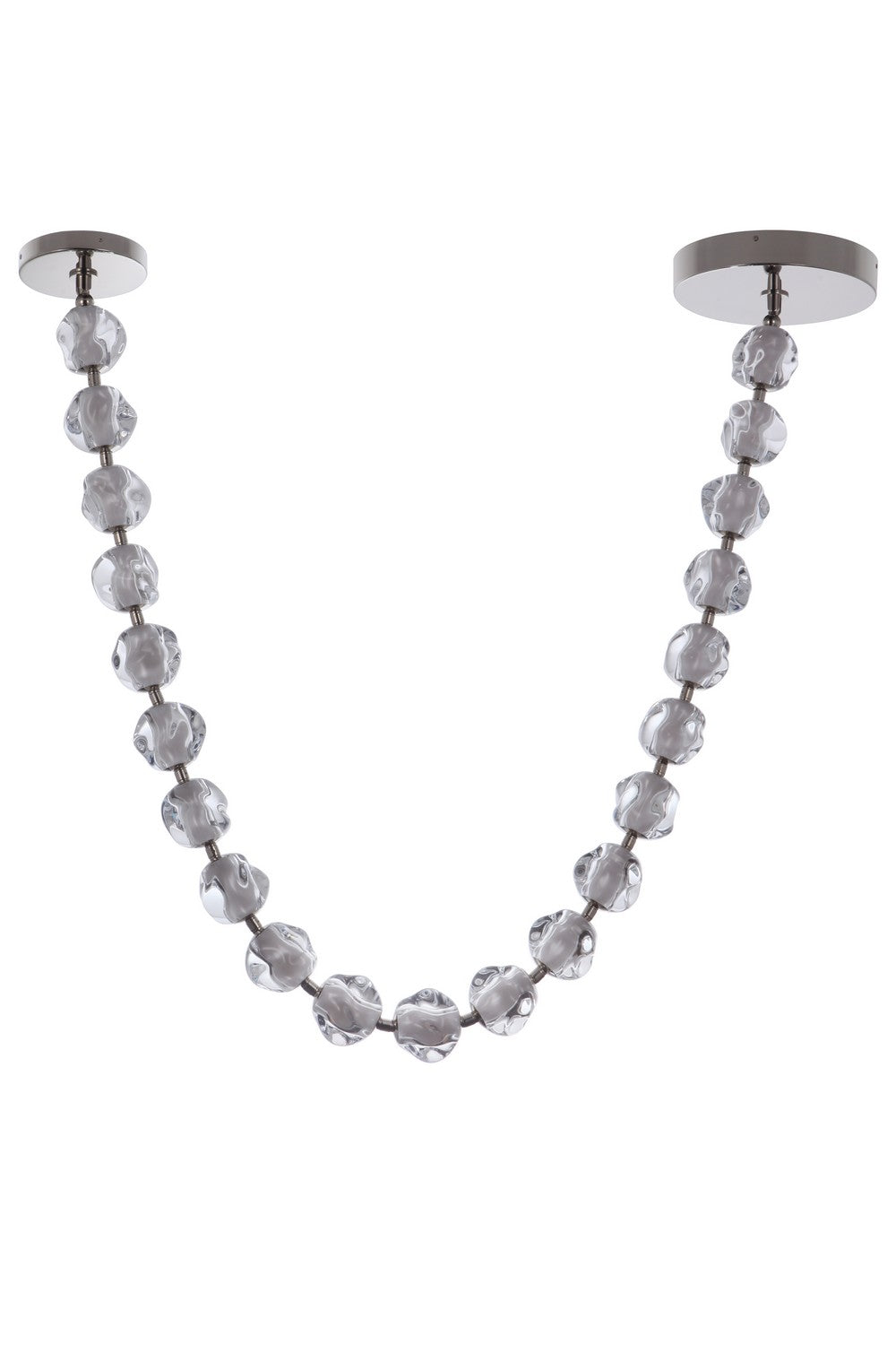 Jackie LED Pendant in Polished Nickel