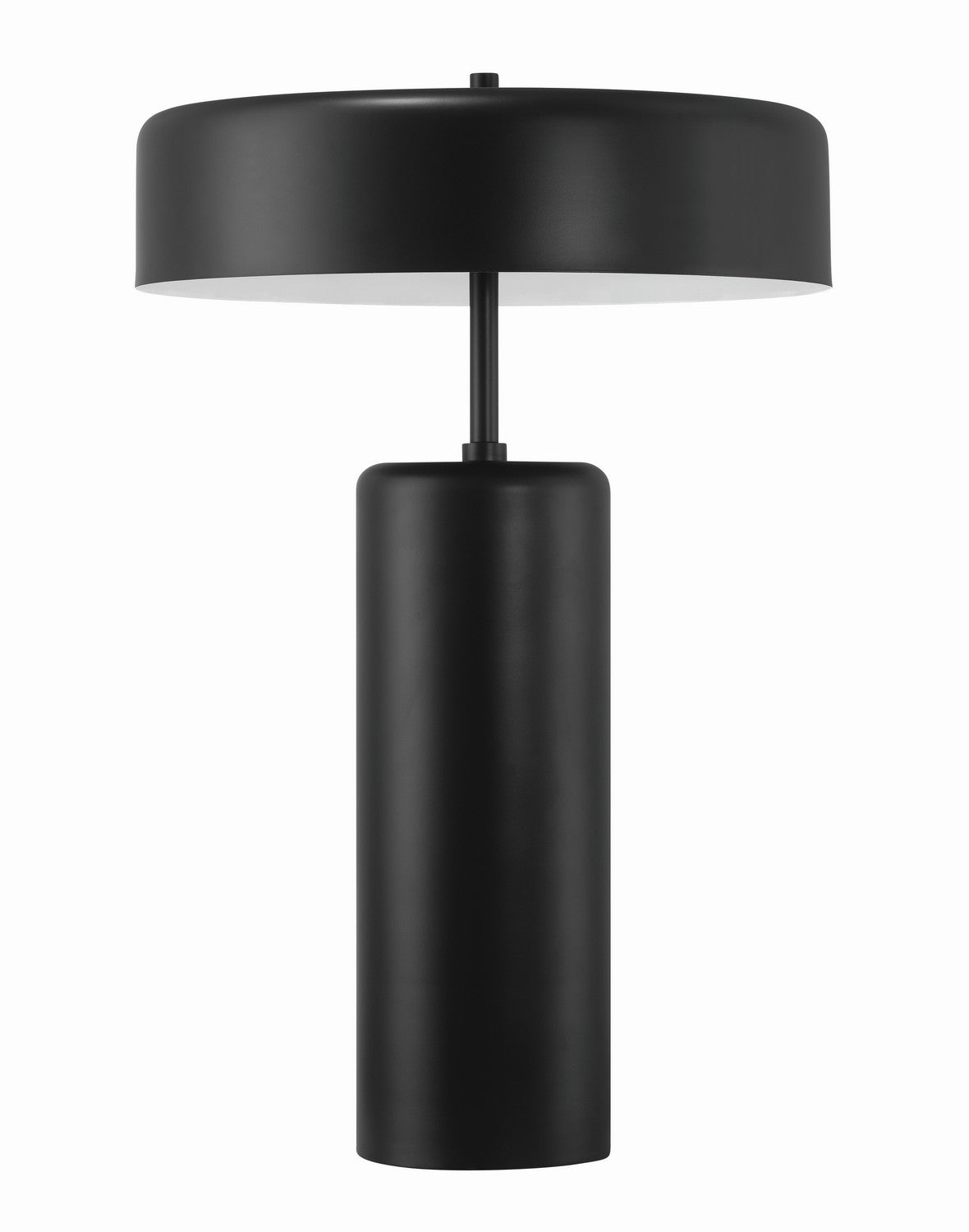 Table Lamps Three Light Table Lamp in Flat Black