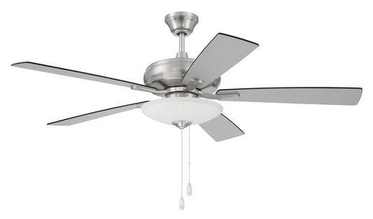Eos 3 Light Bowl 52" Ceiling Fan in Brushed Polished Nickel